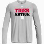 Wittenberg University Tigers <span class="pdp-name-mascot">Wittenberg University Tigers</span> UA Men's Team Tech Long Sleeve T-Shirt Front Thumbnail