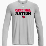 FORRESTON HIGH SCHOOL CARDINALS <span class="pdp-name-mascot">FORRESTON CARDINALS</span> UA Men's Team Tech Long Sleeve T-Shirt Front Thumbnail