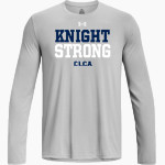 Crown of Life Knights <span class="pdp-name-mascot">Crown of Life Christian Academy Knights</span> UA Men's Team Tech Long Sleeve T-Shirt Front Thumbnail