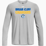 BRIAR CLIFF Chargers UA Men's Team Tech Long Sleeve T-Shirt Front Thumbnail