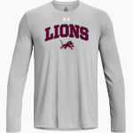 LOCKHART HIGH SCHOOL LIONS <span class="pdp-name-mascot">LOCKHART LIONS</span> UA Men's Team Tech Long Sleeve T-Shirt Front Thumbnail