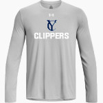 YARMOUTH HIGH SCHOOL CLIPPERS <span class="pdp-name-mascot">YARMOUTH CLIPPERS</span> UA Men's Team Tech Long Sleeve T-Shirt Front Thumbnail