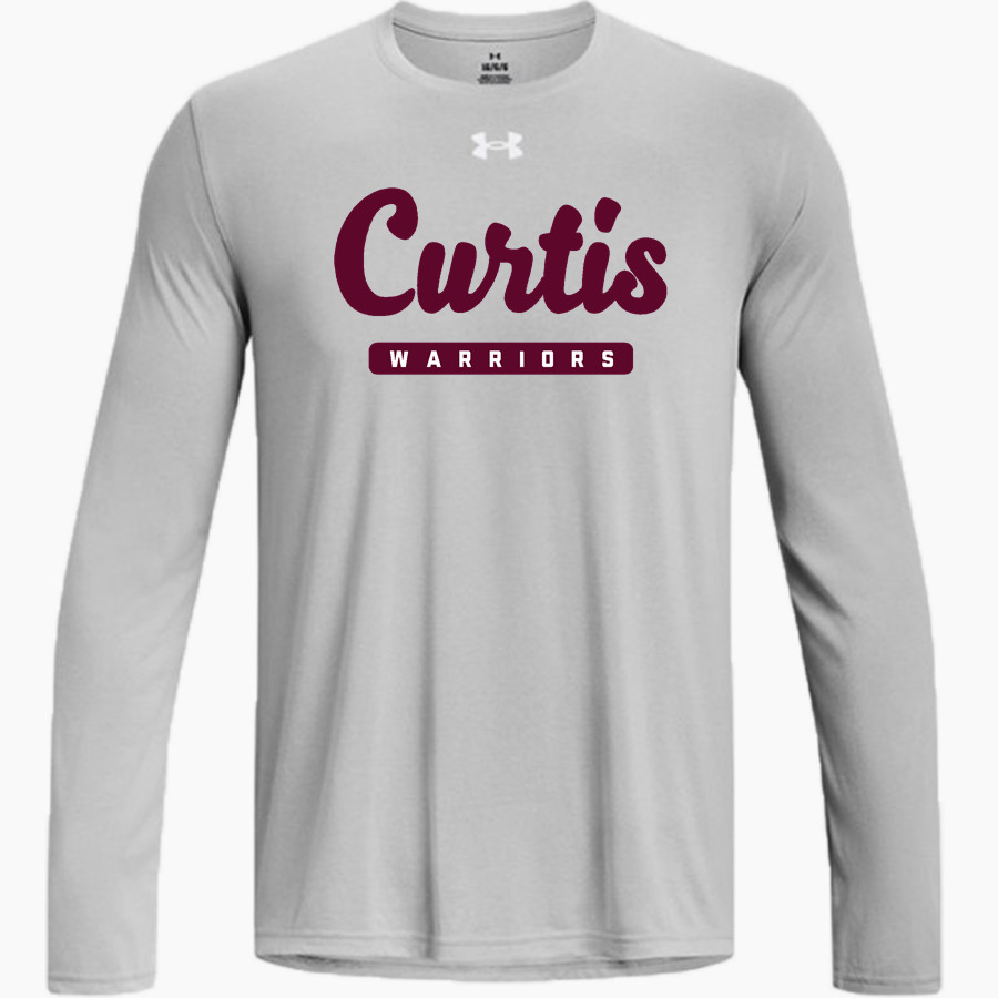 Curtis Warriors <span class="pdp-name-mascot">Curtis Warriors</span> UA Men's Team Tech Long Sleeve T-Shirt