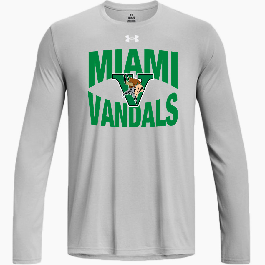 Miami Vandals The Official Online Store UA Men's Team Tech Long Sleeve T-Shirt