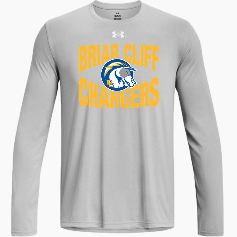 BRIAR CLIFF Chargers UA Men's Team Tech Long Sleeve T-Shirt