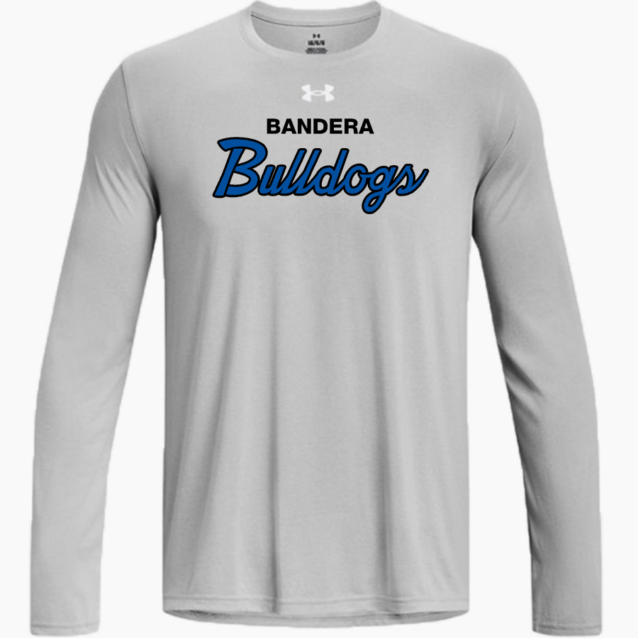 BANDERA HIGH SCHOOL BULLDOGS UA Men's Team Tech Long Sleeve T-Shirt