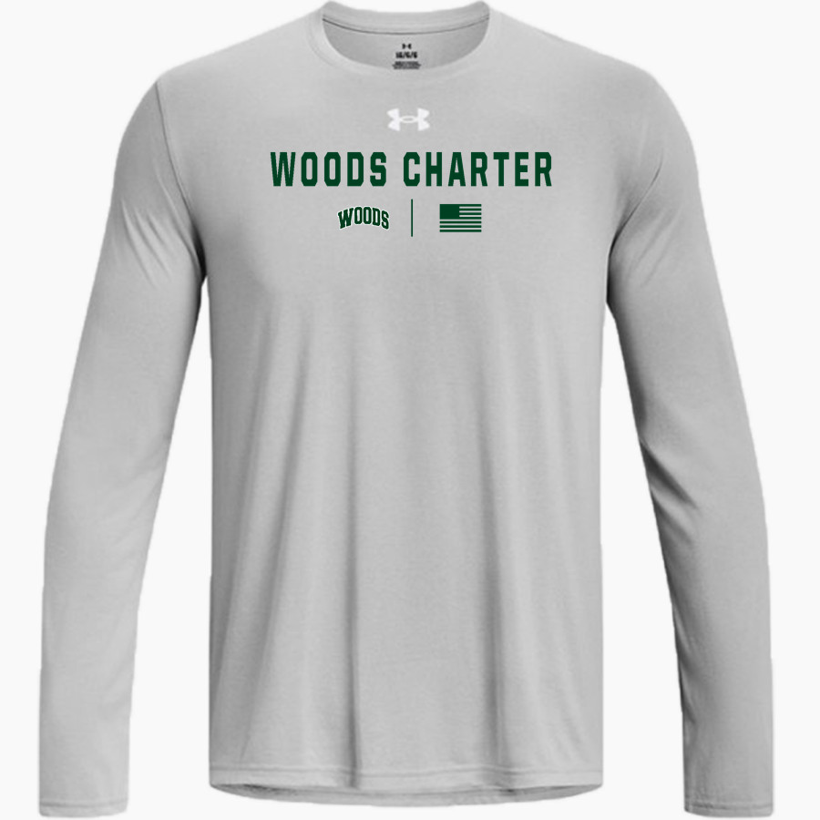 Woods Charter Wolves UA Men's Team Tech Long Sleeve T-Shirt