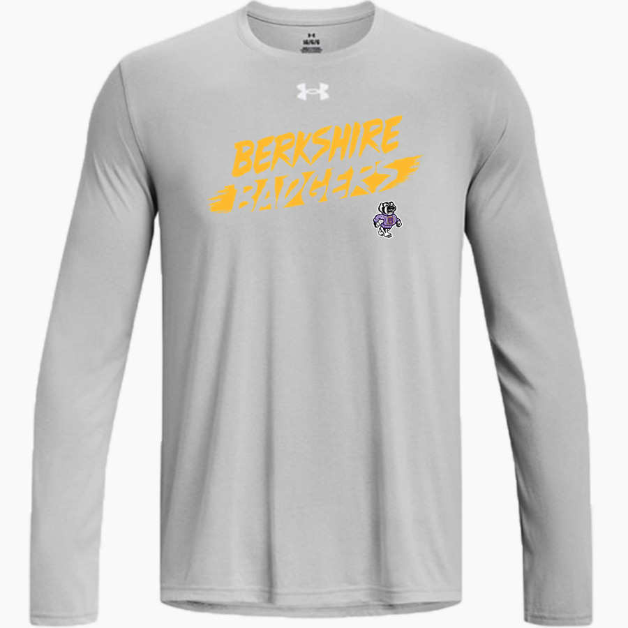 BERKSHIRE HIGH SCHOOL BADGERS <span class="pdp-name-mascot">BERKSHIRE BADGERS</span> UA Men's Team Tech Long Sleeve T-Shirt