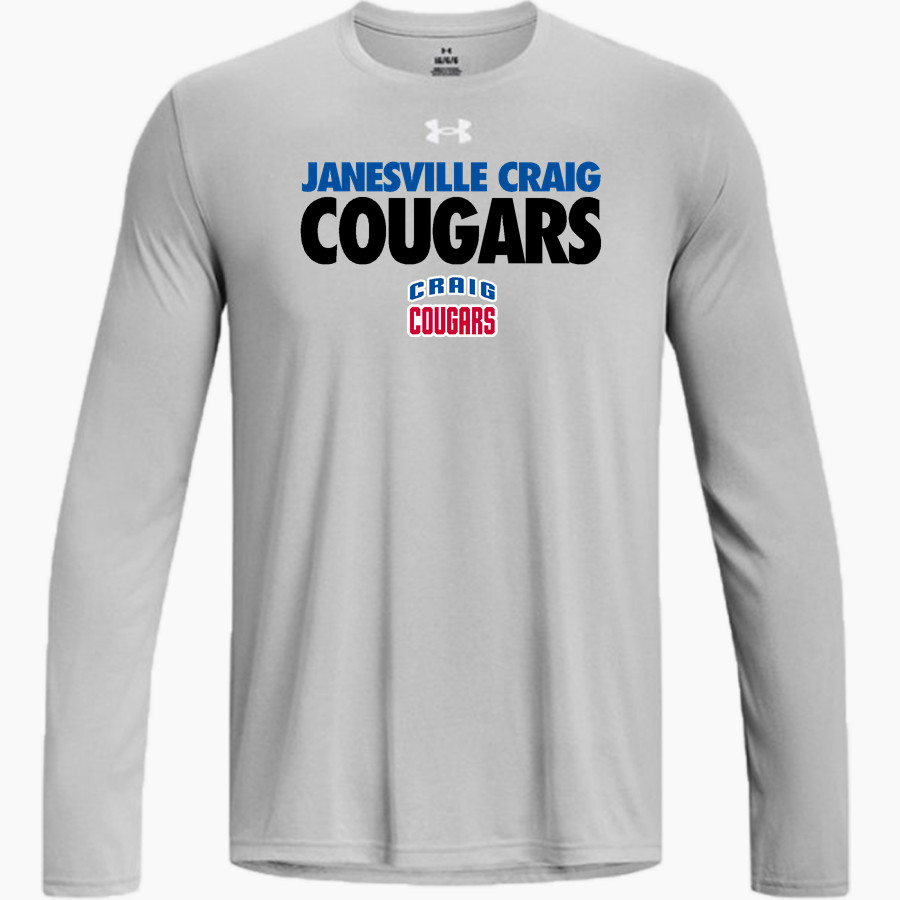 Janesville Craig Cougars UA Men's Team Tech Long Sleeve T-Shirt