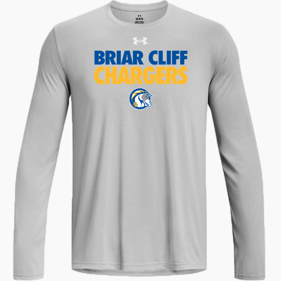 BRIAR CLIFF Chargers UA Men's Team Tech Long Sleeve T-Shirt