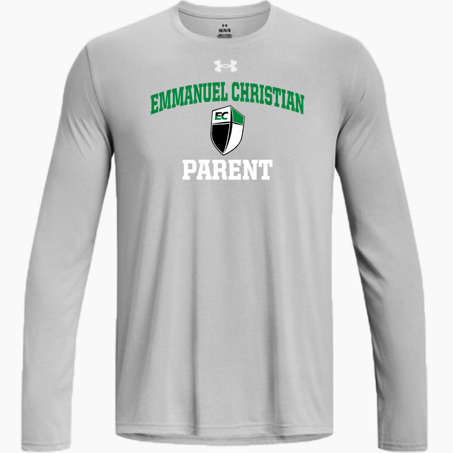 EMMANUEL CHRISTIAN SCHOOL WARRIORS <span class="pdp-name-mascot">EMMANUEL WARRIORS</span> UA Men's Team Tech Long Sleeve T-Shirt