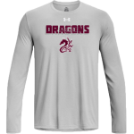 Math & Science Academy Dragons <span class="pdp-name-mascot">Math & Science Academy Dragons</span> UA Men's Team Tech Long Sleeve T-Shirt Front Thumbnail
