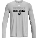 Brooks Bulldogs <span class="pdp-name-mascot">Brooks Bulldogs</span> UA Men's Team Tech Long Sleeve T-Shirt Front Thumbnail