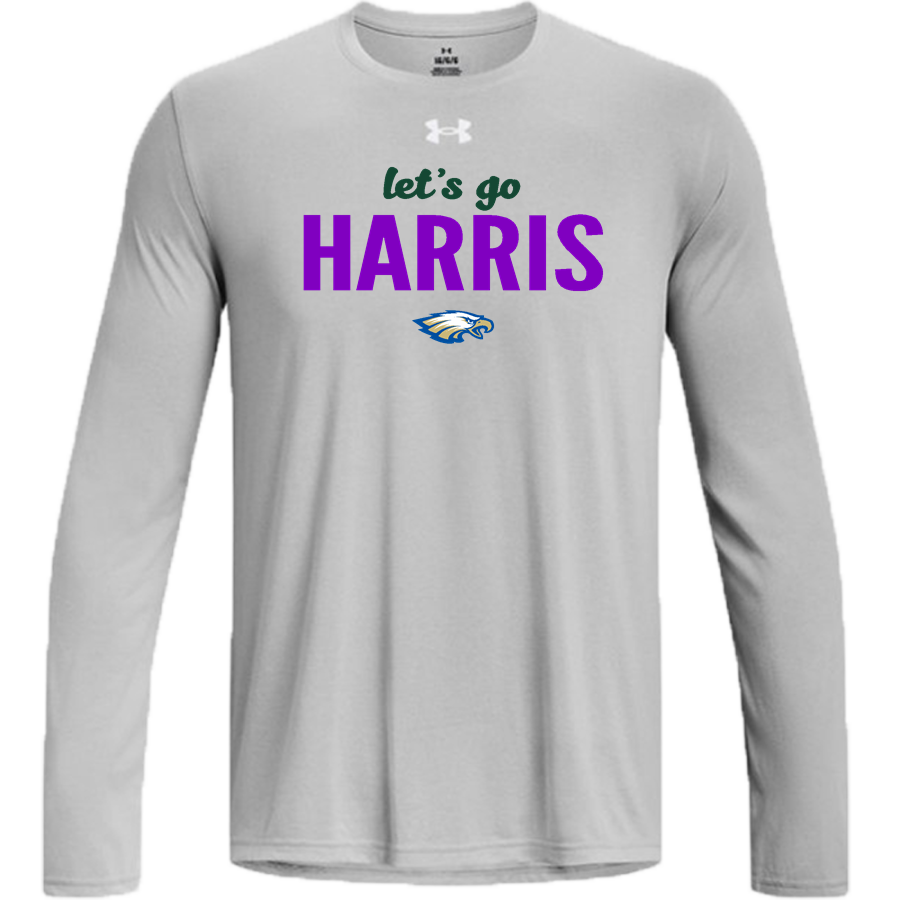 Harris Eagles <span class="pdp-name-mascot">Harris Eagles</span> UA Men's Team Tech Long Sleeve T-Shirt