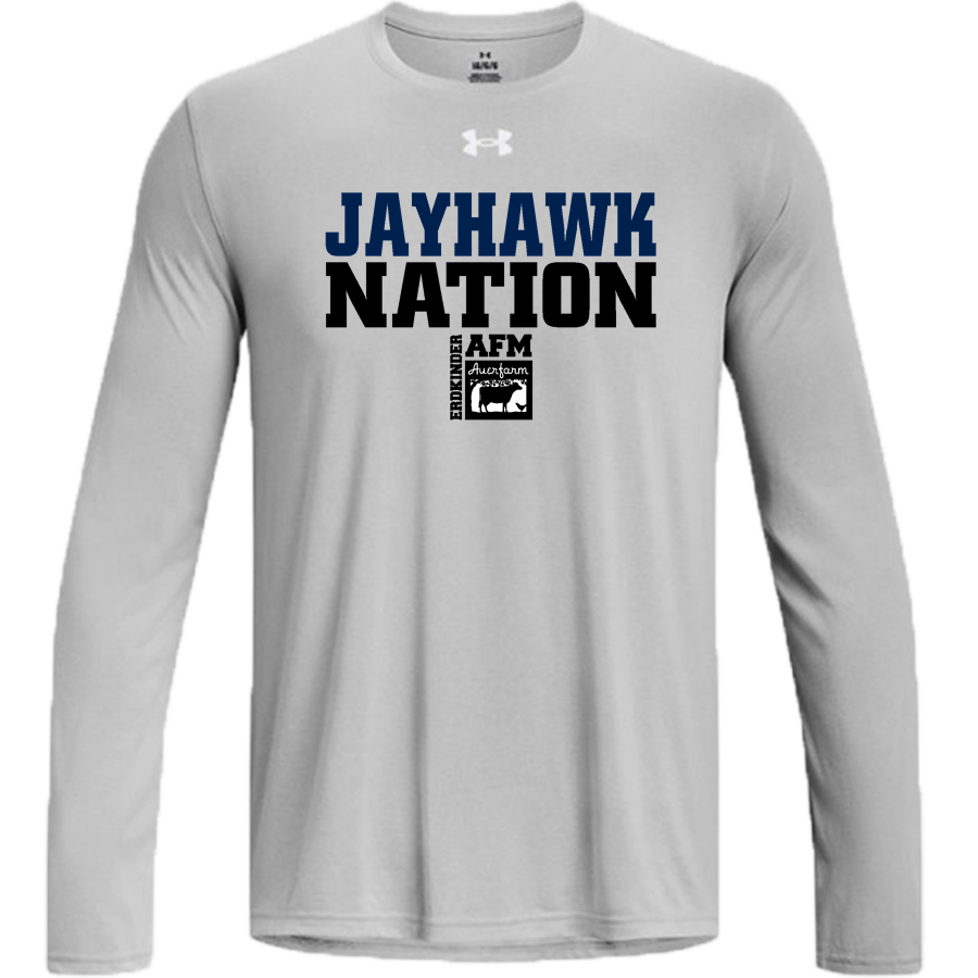 Annie Fisher Montessori Jayhawks <span class="pdp-name-mascot">Annie Fisher Montessori Magnet School Jayhawks</span> UA Men's Team Tech Long Sleeve T-Shirt