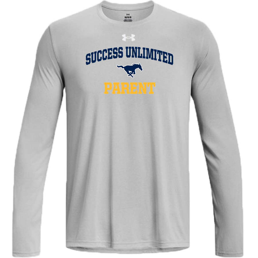 SUCCESS UNLIMITED MUSTANGS <span class="pdp-name-mascot">SUCCESS UNLIMITED MUSTANGS</span> UA Men's Team Tech Long Sleeve T-Shirt