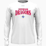 Jefferson Dragons <span class="pdp-name-mascot">Jefferson Dragons</span> UA Men's Team Tech Long Sleeve T-Shirt Front Thumbnail