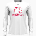Minot State Beavers <span class="pdp-name-mascot">Minot State Beavers</span> UA Men's Team Tech Long Sleeve T-Shirt Front Thumbnail