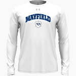 Mayfield Junior School Mustangs Online Store <span class="pdp-name-mascot">Mayfield Mustangs</span> UA Men's Team Tech Long Sleeve T-Shirt Front Thumbnail