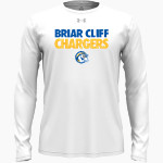 BRIAR CLIFF Chargers UA Men's Team Tech Long Sleeve T-Shirt Front Thumbnail