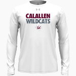 CALALLEN HIGH SCHOOL WILDCATS <span class="pdp-name-mascot">CALALLEN WILDCATS</span> UA Men's Team Tech Long Sleeve T-Shirt Front Thumbnail