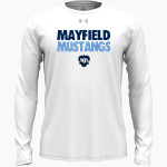 Mayfield Junior School Mustangs Online Store UA Men's Team Tech Long Sleeve T-Shirt Front Thumbnail