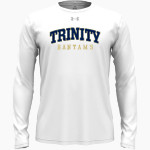 Trinity College Bantams The Official Online Store <span class="pdp-name-mascot">Trinity Bantams</span> UA Men's Team Tech Long Sleeve T-Shirt Front Thumbnail