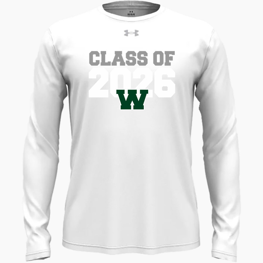 WOODSTOCK UNION HIGH SCHOOL WASPS <span class="pdp-name-mascot">WOODSTOCK WASPS</span> UA Men's Team Tech Long Sleeve T-Shirt
