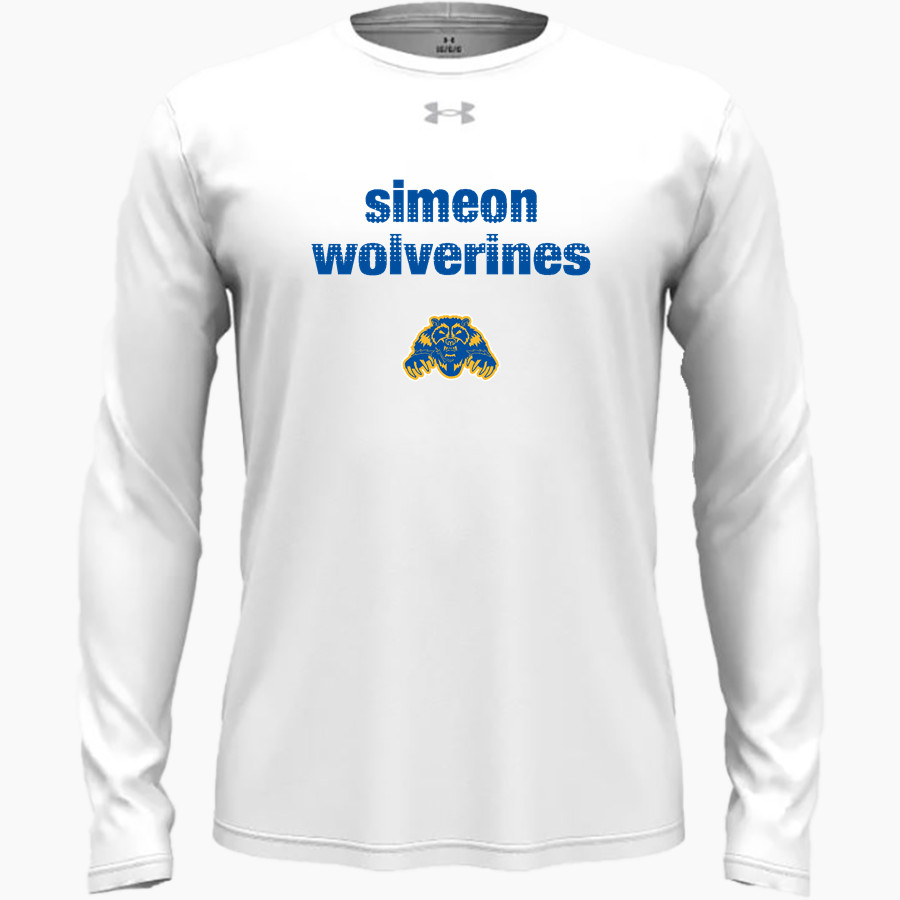 SIMEON CAREER ACADEMY HIGH SCHOOL WOLVERINES UA Men's Team Tech Long Sleeve T-Shirt