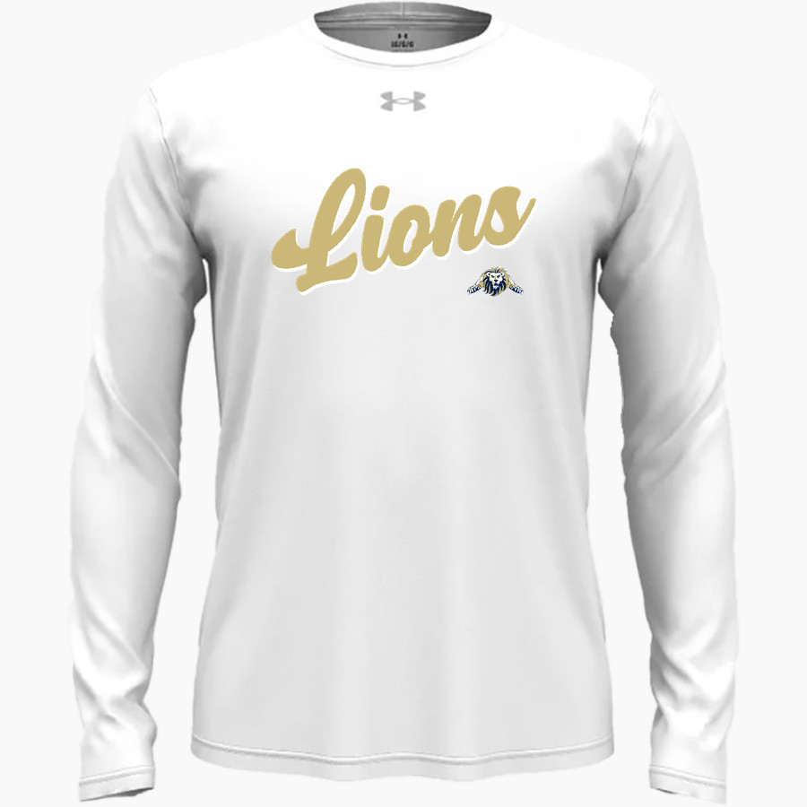 ALPHA OMEGA ACADEMY LIONS <span class="pdp-name-mascot">ALPHA OMEGA ACADEMY LIONS</span> UA Men's Team Tech Long Sleeve T-Shirt