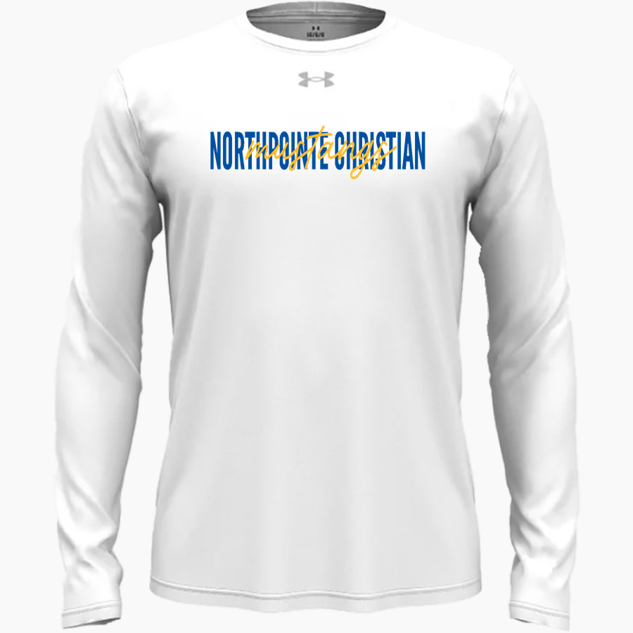 NorthPointe Christian Mustangs <span class="pdp-name-mascot">NorthPointe Christian Schools Mustangs</span> UA Men's Team Tech Long Sleeve T-Shirt