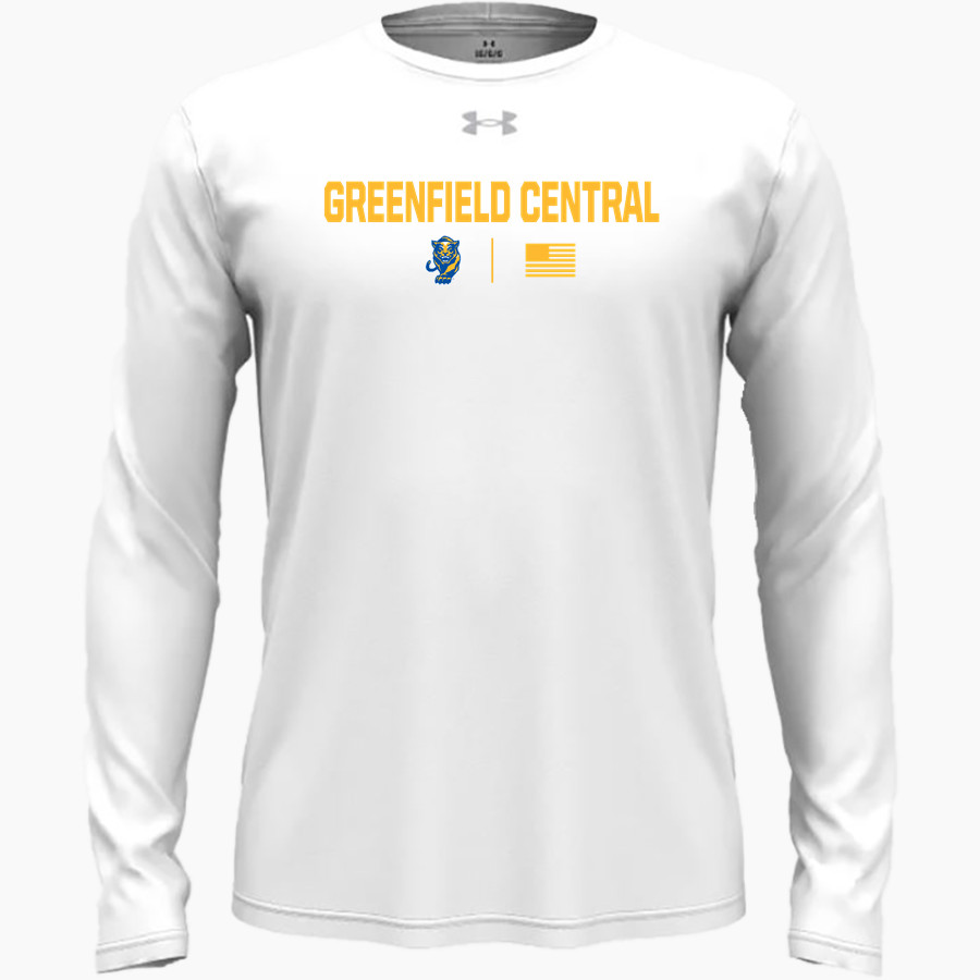 Greenfield Central Cougars Online Store <span class="pdp-name-mascot">Greenfield-Central Cougars</span> UA Men's Team Tech Long Sleeve T-Shirt
