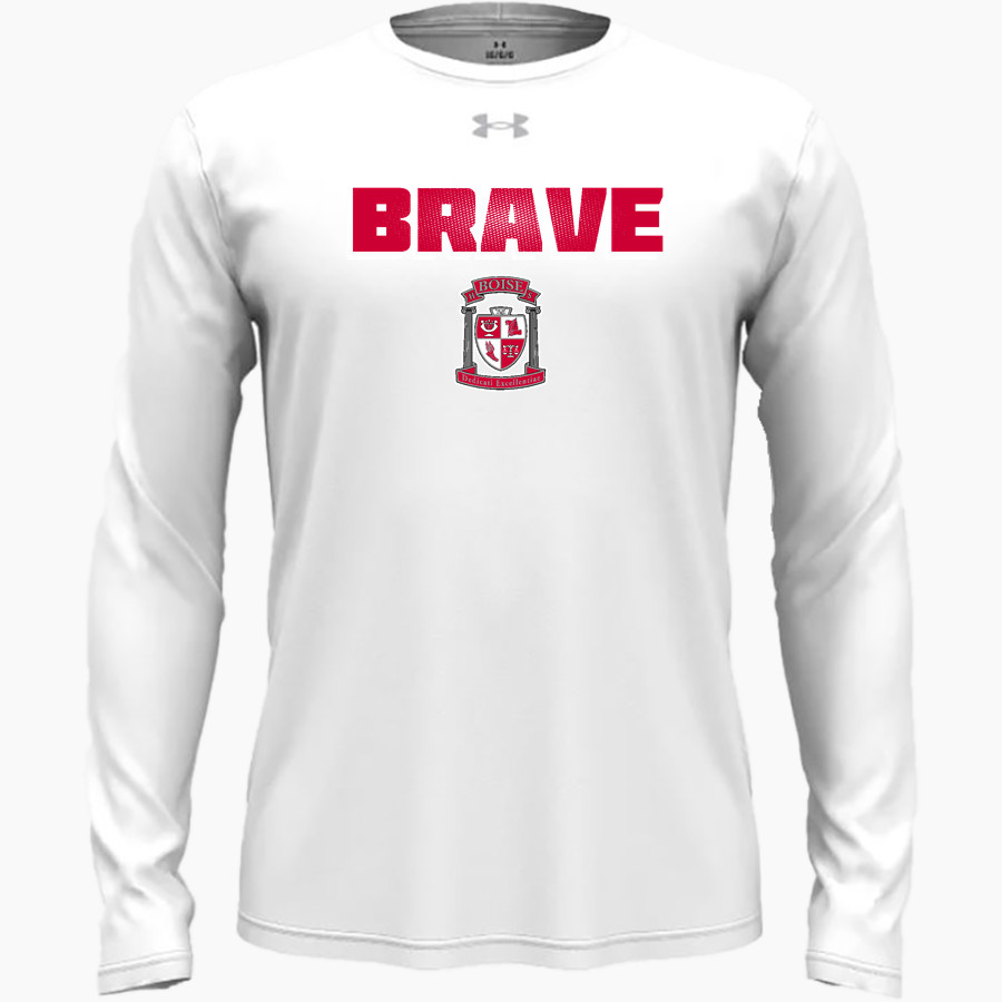 BOISE HIGH SCHOOL ONLINE STORE <span class="pdp-name-mascot">BOISE BRAVES</span> UA Men's Team Tech Long Sleeve T-Shirt