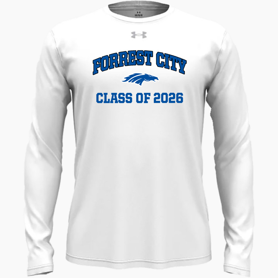 FORREST CITY HIGH SCHOOL MUSTANGS UA Men's Team Tech Long Sleeve T-Shirt