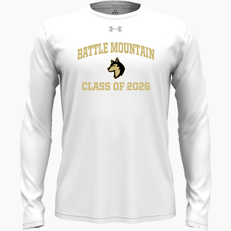 BATTLE MOUNTAIN HIGH SCHOOL HUSKIES <span class="pdp-name-mascot">BATTLE MOUNTAIN HUSKIES</span> UA Men's Team Tech Long Sleeve T-Shirt