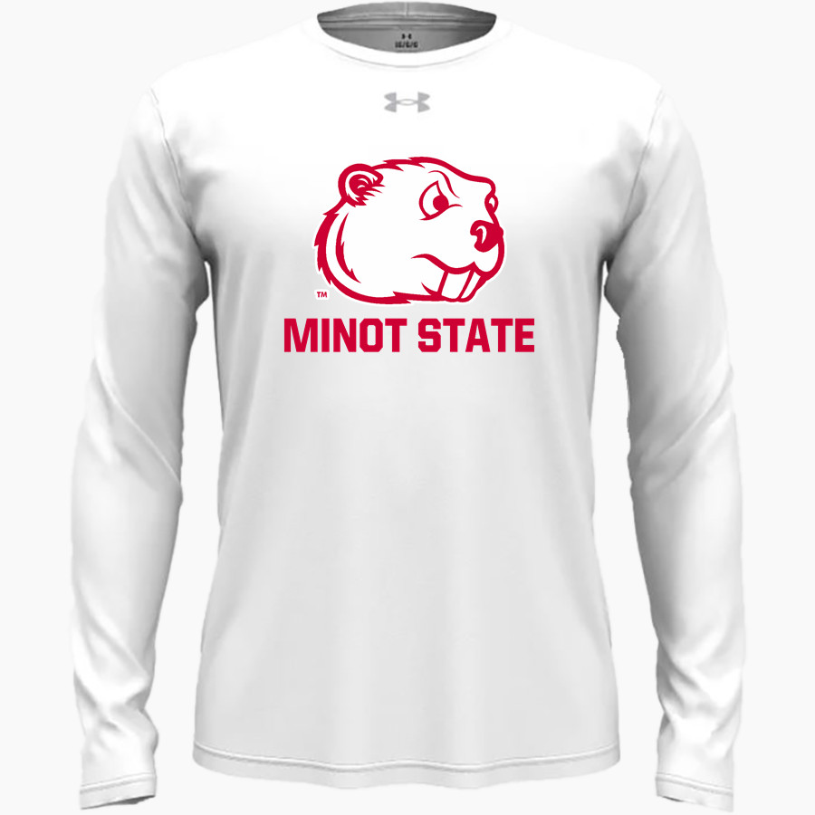 Minot State Beavers <span class="pdp-name-mascot">Minot State Beavers</span> UA Men's Team Tech Long Sleeve T-Shirt