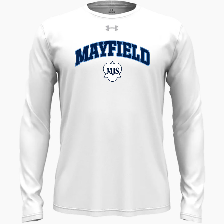 Mayfield Junior School Mustangs Online Store <span class="pdp-name-mascot">Mayfield Mustangs</span> UA Men's Team Tech Long Sleeve T-Shirt