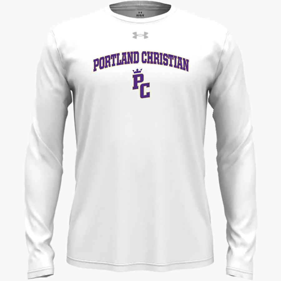 PORTLAND CHRISTIAN HIGH SCHOOL ROYALS UA Men's Team Tech Long Sleeve T-Shirt