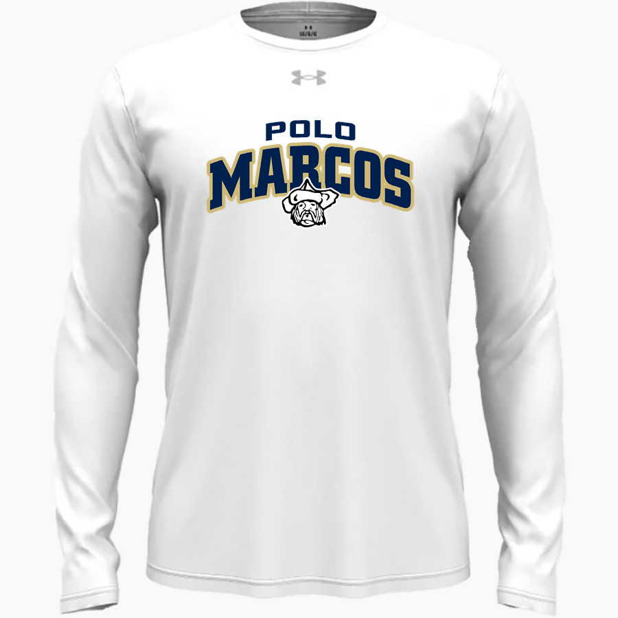 POLO HIGH SCHOOL MARCOS <span class="pdp-name-mascot">POLO MARCOS</span> UA Men's Team Tech Long Sleeve T-Shirt