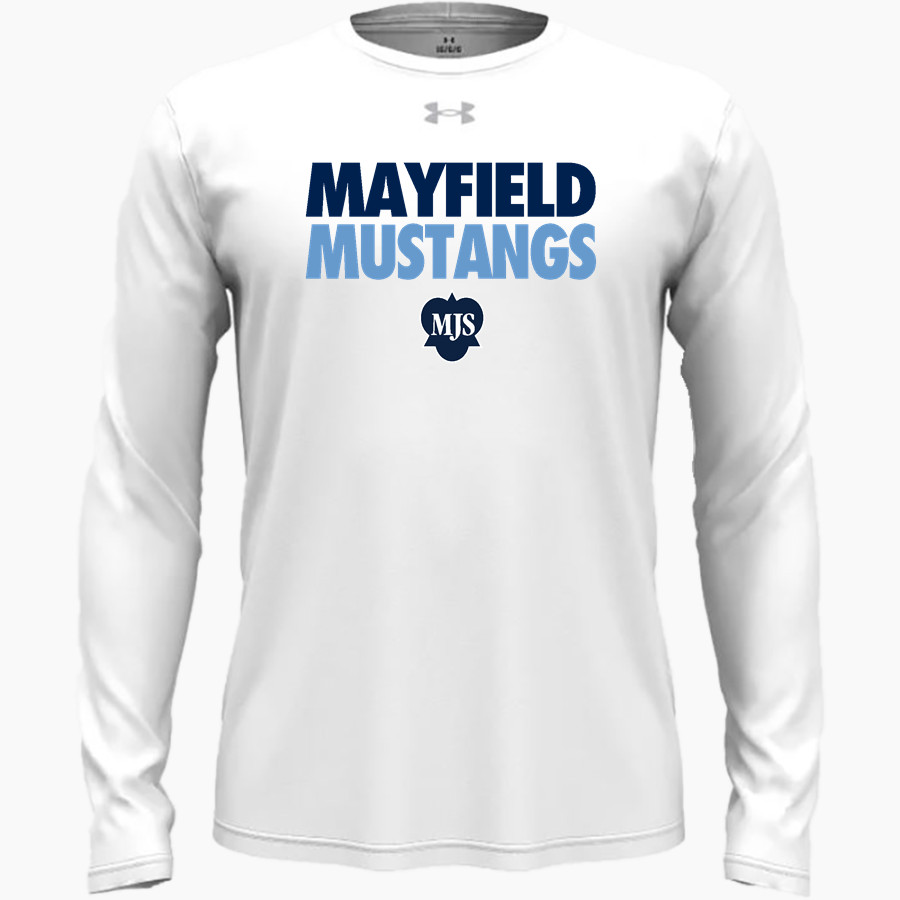 Mayfield Junior School Mustangs Online Store UA Men's Team Tech Long Sleeve T-Shirt