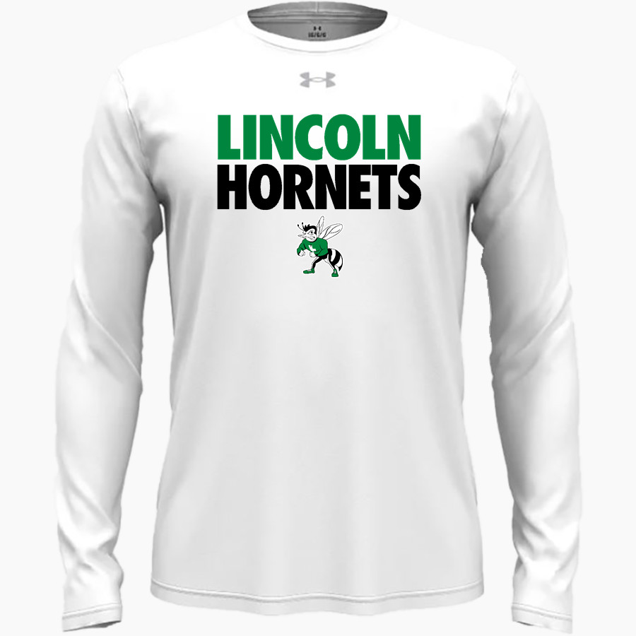 LINCOLN HIGH SCHOOL HORNETS <span class="pdp-name-mascot">LINCOLN HORNETS</span> UA Men's Team Tech Long Sleeve T-Shirt