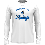 MacArthur Elementary Mustangs <span class="pdp-name-mascot">McArthur Elementary</span> UA Men's Team Tech Long Sleeve T-Shirt Front Thumbnail
