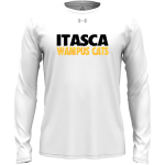 ITASCA HIGH SCHOOL WAMPUS CATS <span class="pdp-name-mascot">ITASCA WAMPUS CATS</span> UA Men's Team Tech Long Sleeve T-Shirt Front Thumbnail