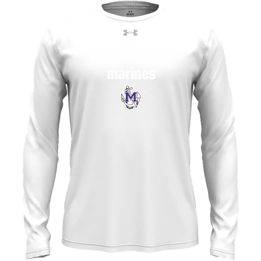 MARINETTE HIGH SCHOOL MARINES <span class="pdp-name-mascot">MARINETTE MARINES</span> UA Men's Team Tech Long Sleeve T-Shirt