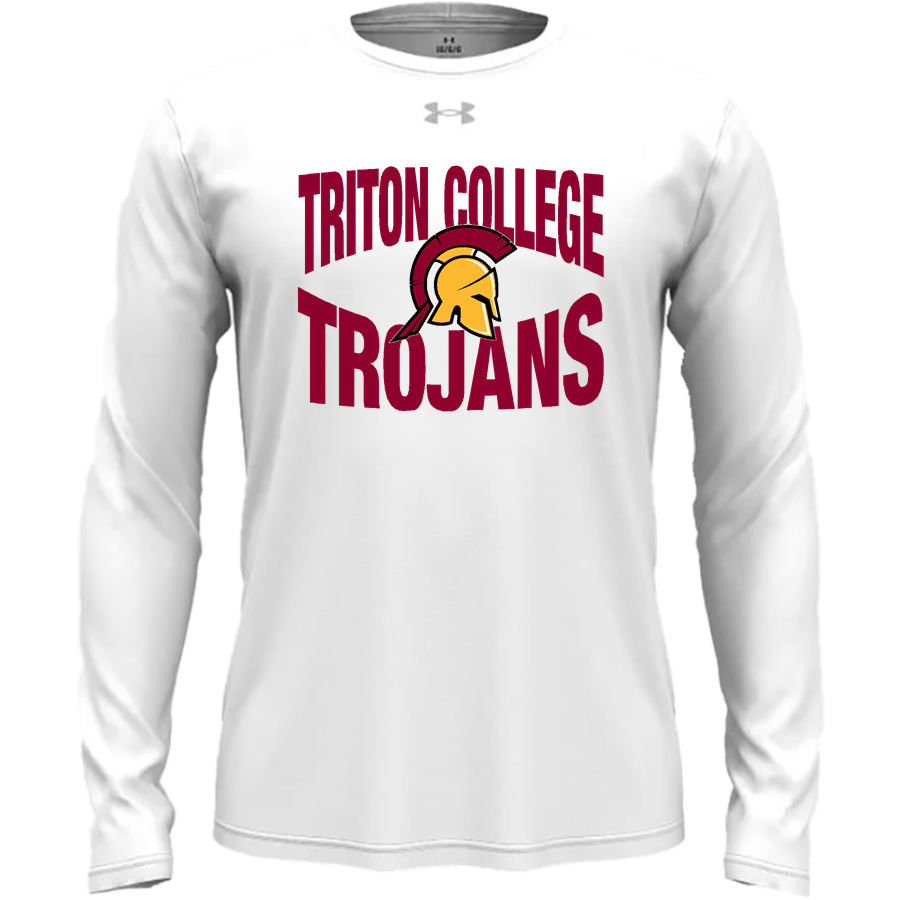 Triton College Trojans <span class="pdp-name-mascot">Triton College Trojans</span> UA Men's Team Tech Long Sleeve T-Shirt