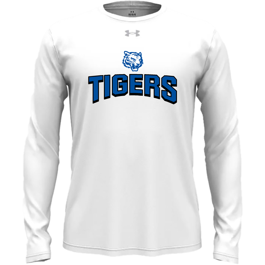 Crow Tigers <span class="pdp-name-mascot">Crow Middle School Tigers</span> UA Men's Team Tech Long Sleeve T-Shirt