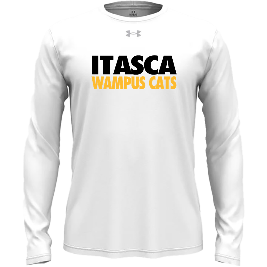 ITASCA HIGH SCHOOL WAMPUS CATS <span class="pdp-name-mascot">ITASCA WAMPUS CATS</span> UA Men's Team Tech Long Sleeve T-Shirt