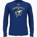 CRETE-MONEE HIGH SCHOOL WARRIORS <span class="pdp-name-mascot">CRETE - MONEE WARRIORS</span> UA Men's Team Tech Long Sleeve T-Shirt Front Thumbnail