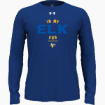 LAKE QUINAULT HIGH SCHOOL ELKS <span class="pdp-name-mascot">LAKE QUINAULT ELKS</span> UA Men's Team Tech Long Sleeve T-Shirt Front Thumbnail