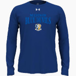 MADISON CENTRAL HIGH SCHOOL BLUE DEVILS UA Men's Team Tech Long Sleeve T-Shirt Front Thumbnail